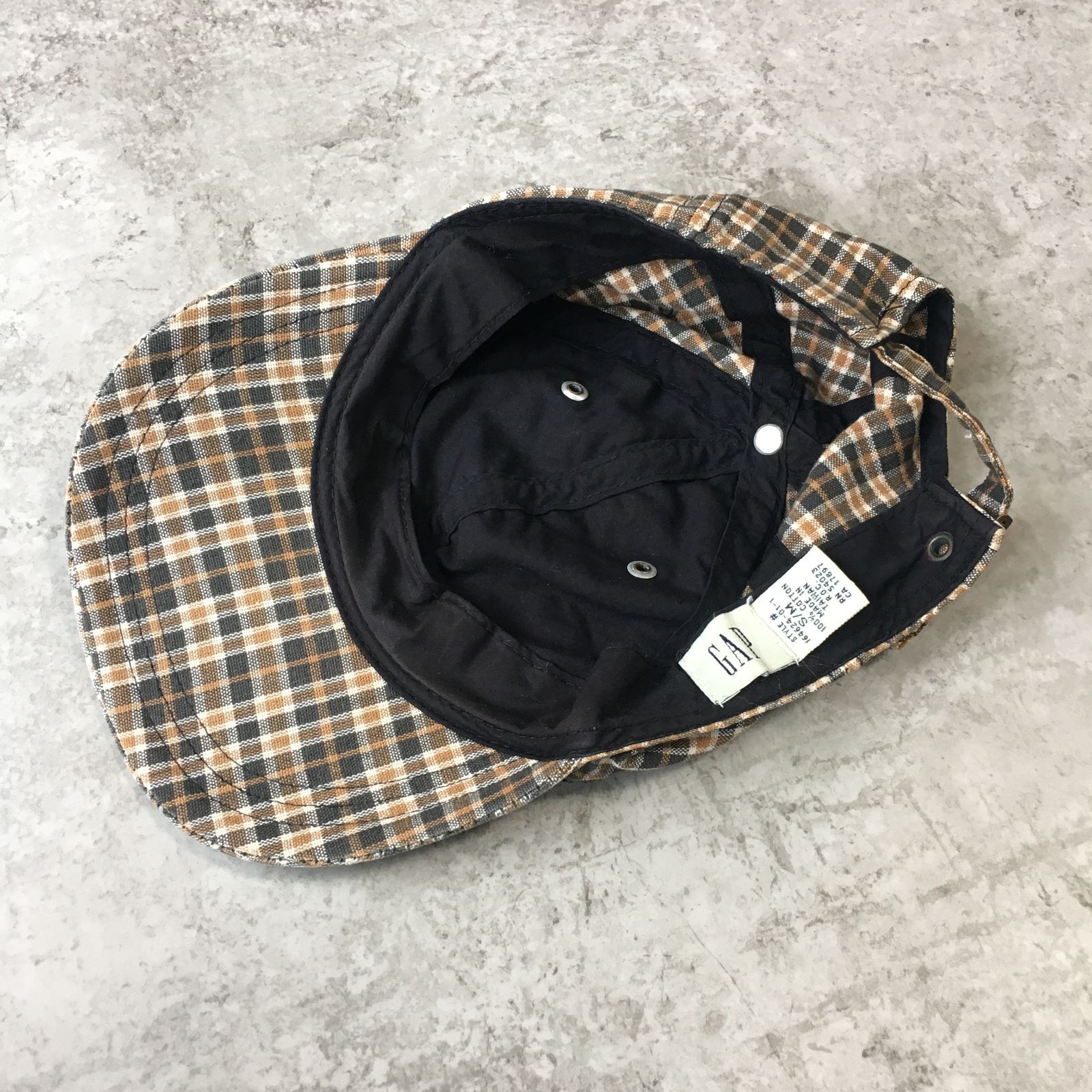 old gap Check 6 Panel Cap オールドギャップ チェック 6パネル