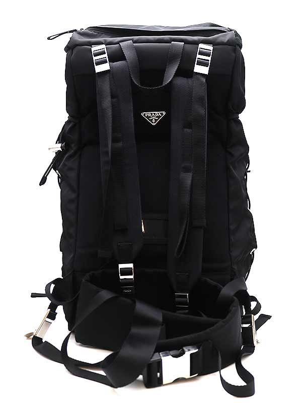 希少 PRADA 3WAY ウエストバッグ リュック ナイロン ボディ ブラック PRADA プラダ V133 ナイロンバックパック リュック ブラック - メルカリ