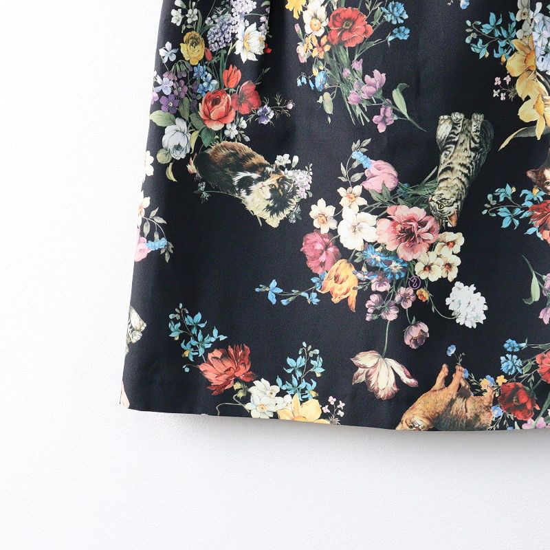 ミ*ル様 [匿名配送]&ellecy 猫花スカート ロイスクレヨン アンドエルシー Lois CRAYON &ellecy 猫花タックス