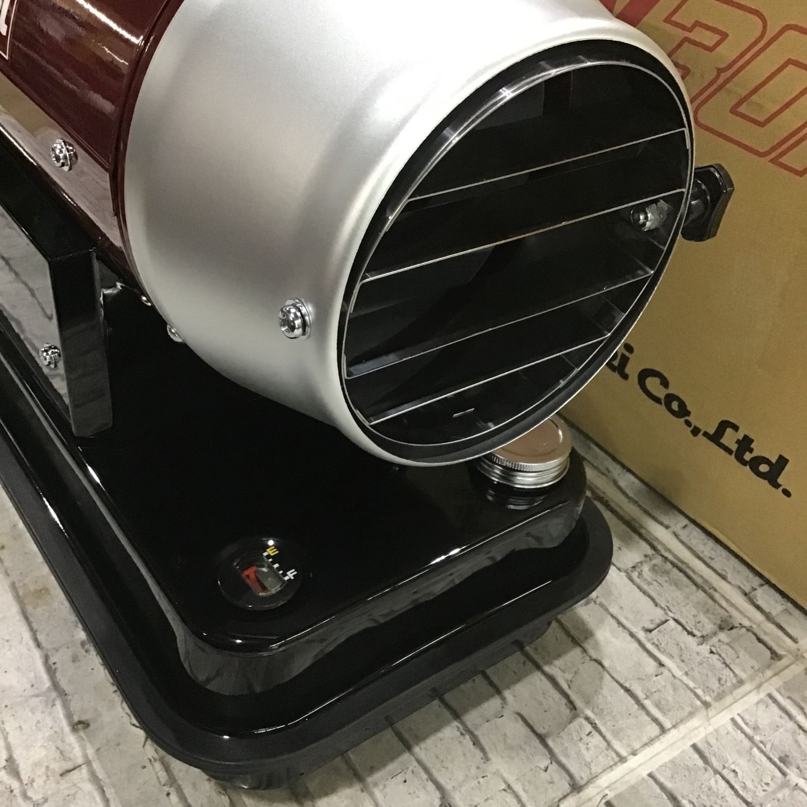 ジェットヒーター ジェットストーブ ブルーバーナーJunk 青森発 ジェットヒーター 除雪機の雪溶かしなど 持ち運び楽ちん