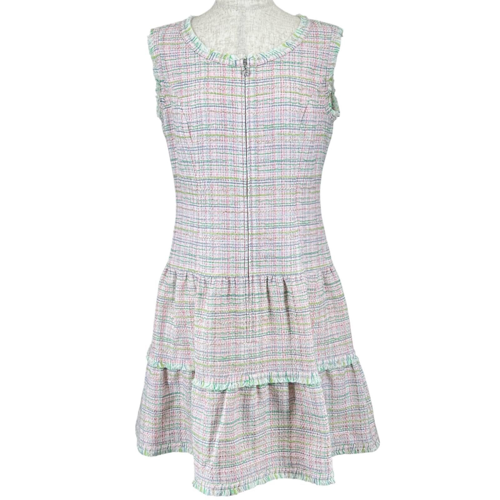 ノーカラージャケット ティアードワンピース