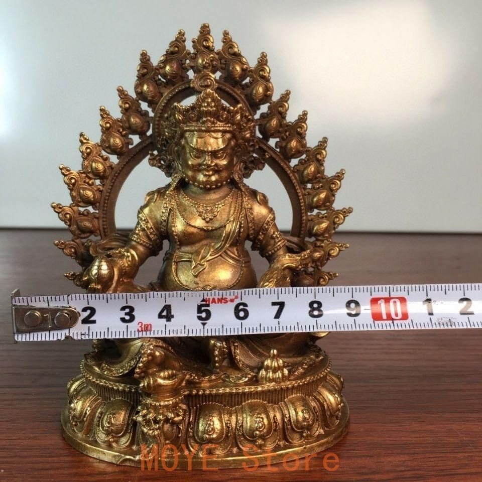 仏教美術 仏像 堅牢地神 辟邪 開運 風水 招財 置物 工芸品 仏教美術仏像 黄財神仏像 仏堂に奉納 鎮宅辟邪 開運風水 招財