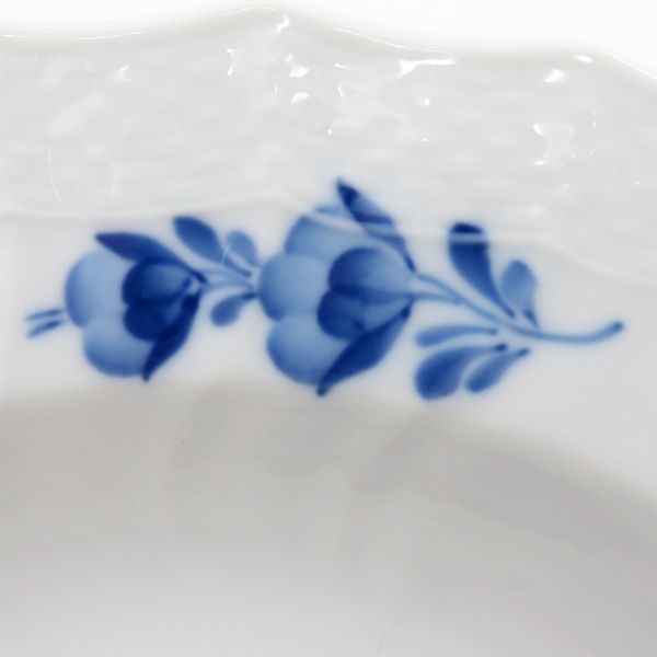 ロイヤルコペンハーゲン プレート□ブルーフラワー カーブ 深皿 22.5cm