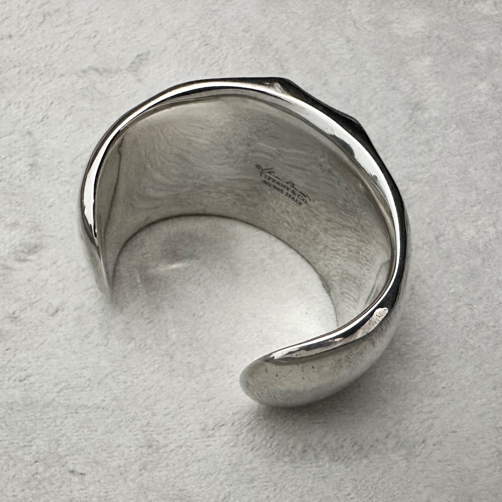 Tiffany&Co. ファセットカフ ブレスレット ワイドカフ スターリング