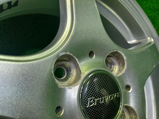 社外 Eruvova 14ｲﾝﾁ 4.5J 4穴 4本 100 45