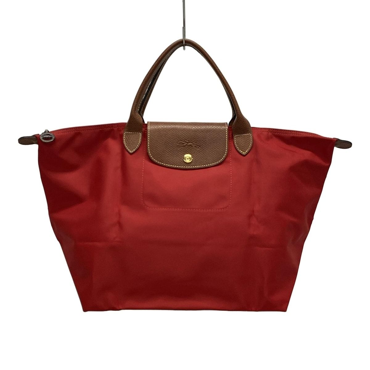 極美品✨LONGCHAMP ロンシャン　ハンドバッグ　レザー　レッド LONGCHAMP ロンシャン レザー ハンドバッグ 赤 肩掛けOK 超美品