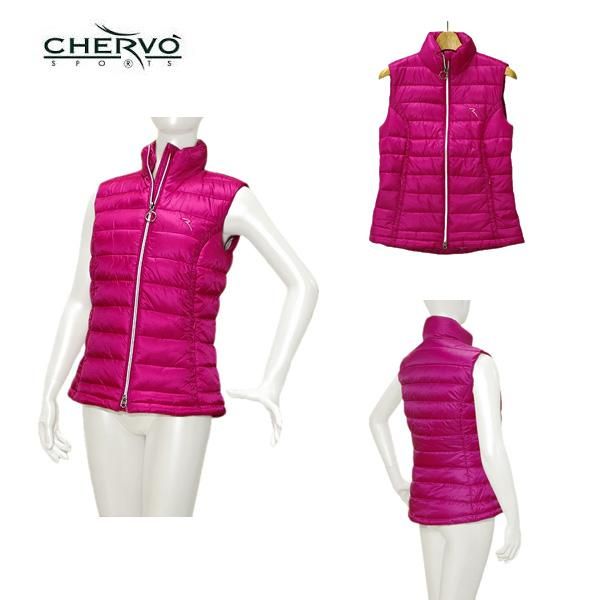 シェルボ CHERVO レディース 秋冬 保温 撥水性 防シミ性 通気性 中綿ベスト サイズ40 032-43070