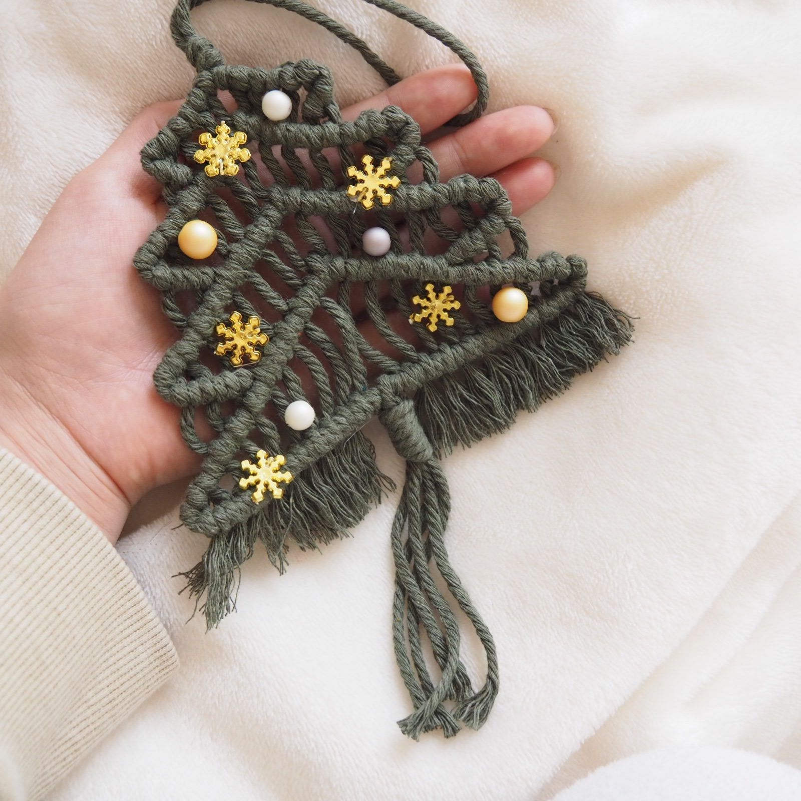 マクラメクリスマスツリー｟ミニ｠ - メルカリ