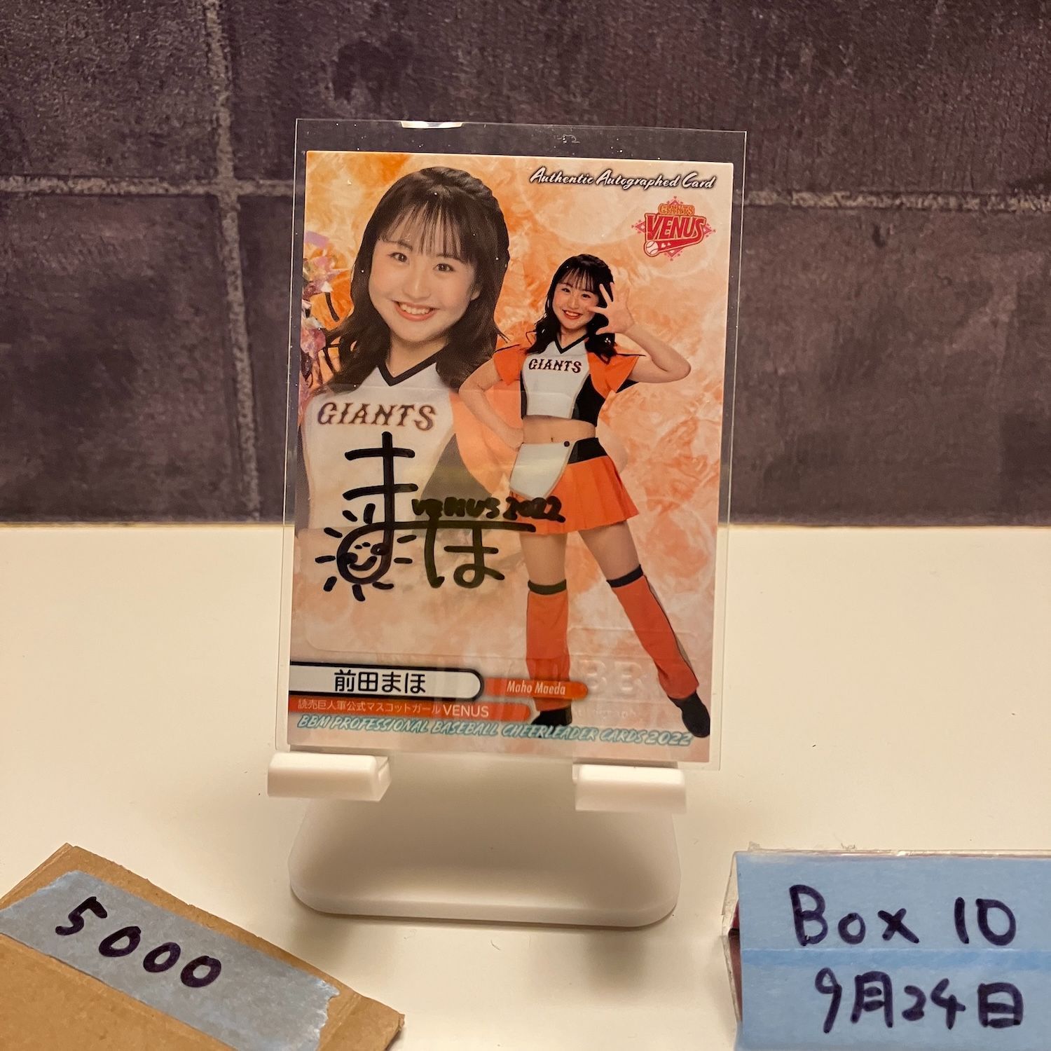 BBM 読売ジャイアンツ チアリーダー VENUS 直筆サインカード 巨人 90枚