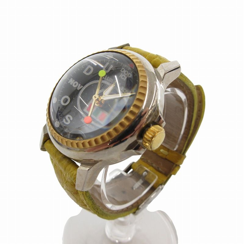Ritmo Latino イエロー アナログ時計　【中古】 Ritmo Latino イエロー アナログ時計 【中古】