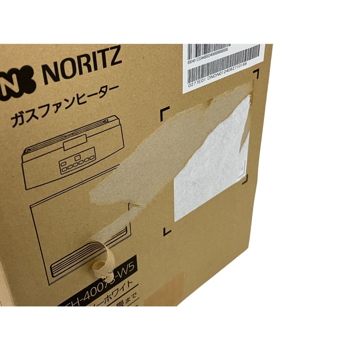 ノーリツ ガスファンヒーター GFH-4007S-W5 スタンダード 4.07kW