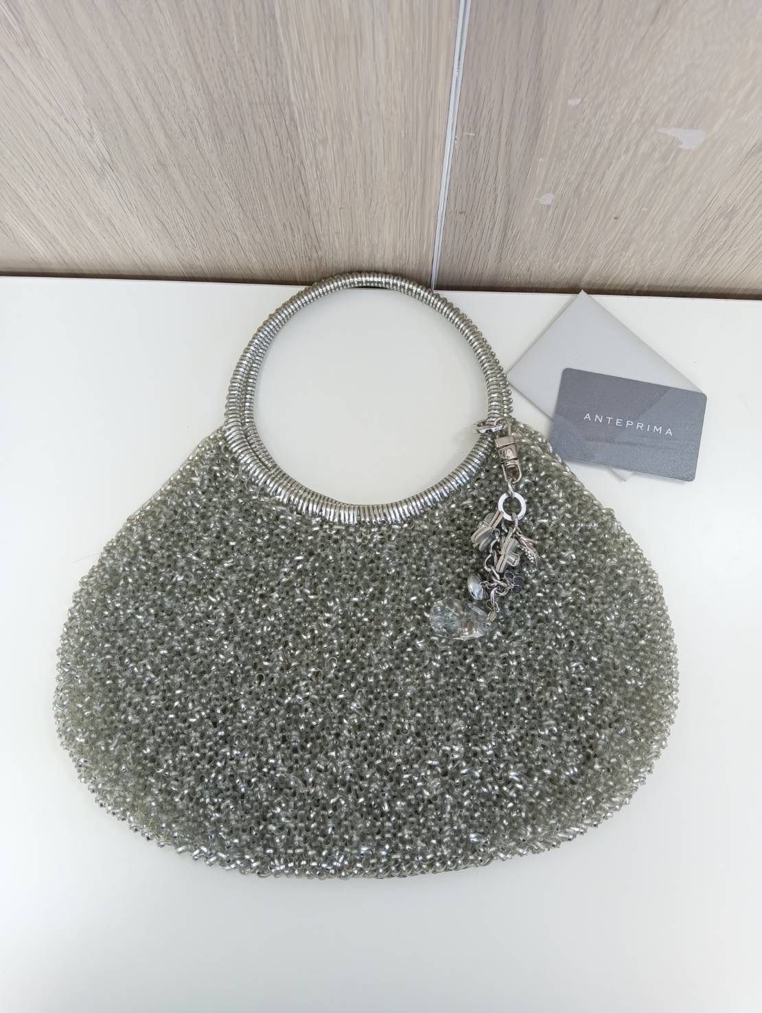 中古品】 ANTEPRIMAアンテプリマ チャーム付き ハンドバッグ