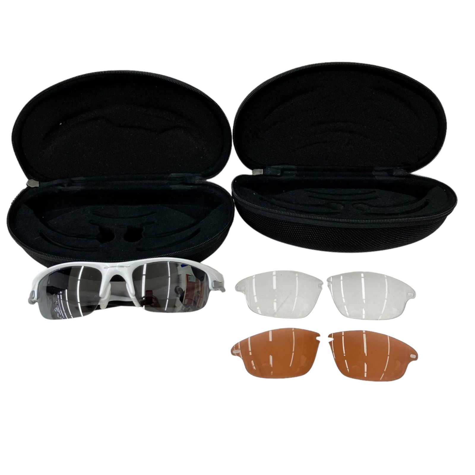 186000 OAKLEY オークリー サングラス ケース有り 交換レンズ2セット付 