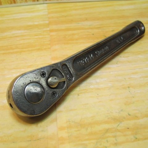 ▽Snap-on(スナップオン) 旧ロゴ No71-M 1/2 ラチェット ビンテージ