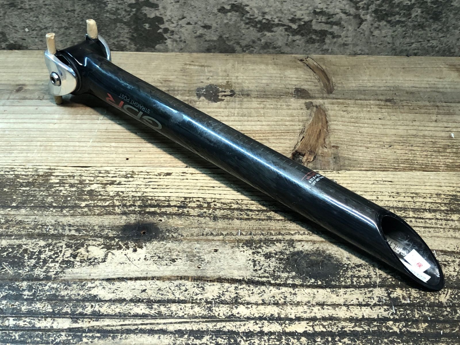 JC116 グラファイトデザイン GRAPHITE DESIGN GDR ストレート カーボン シートポスト Φ31.6 350mm オフセット0