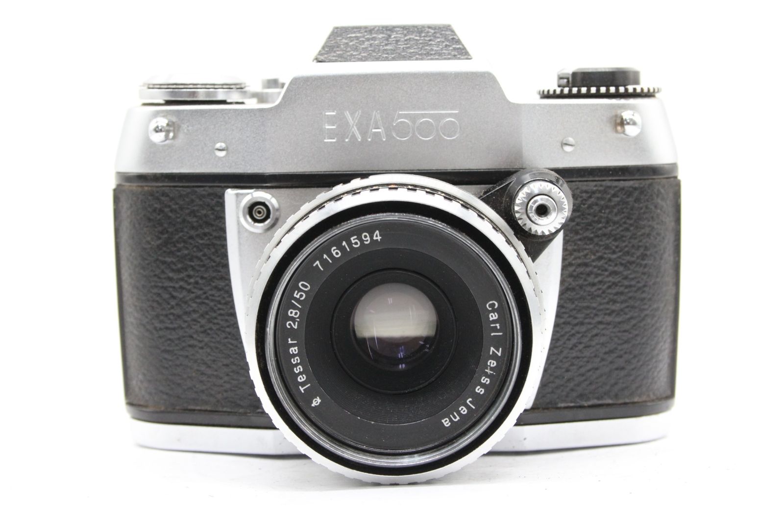 フィルムカメラ EXA 500 CARL ZEISS JENA TESSAR 2.8/50 訳あり品】 EXA 500 Carl Zeiss Jena Tessar 50mm F2.8 ケース