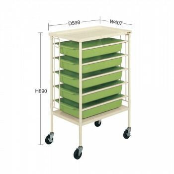 サカエ トレーワゴン グリーン TW-5C