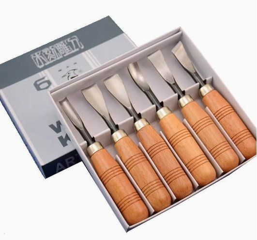 【新品未使用】木彫りツールセット DIY カービングナイフ カービングナイフ 彫刻刀 木工 木彫りツールセット DIY 木工彫刻ツール