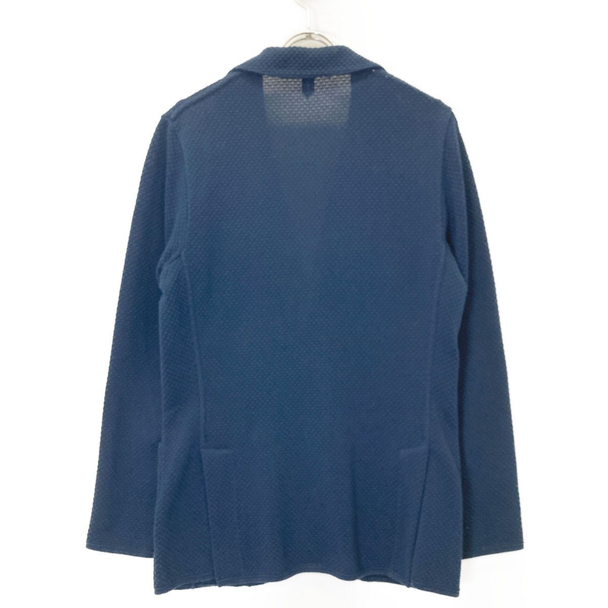 Lardini ラルディーニ ニットジャケット ネイビーストライプ XS ラルディーニ/LARDINI】 ダブルジャケット ニットジャケット