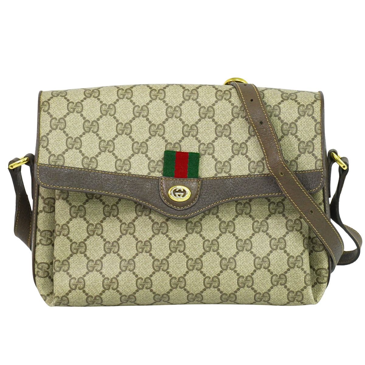 本物 グッチ GUCCI オールドグッチ シェリーライン GGスプリーム