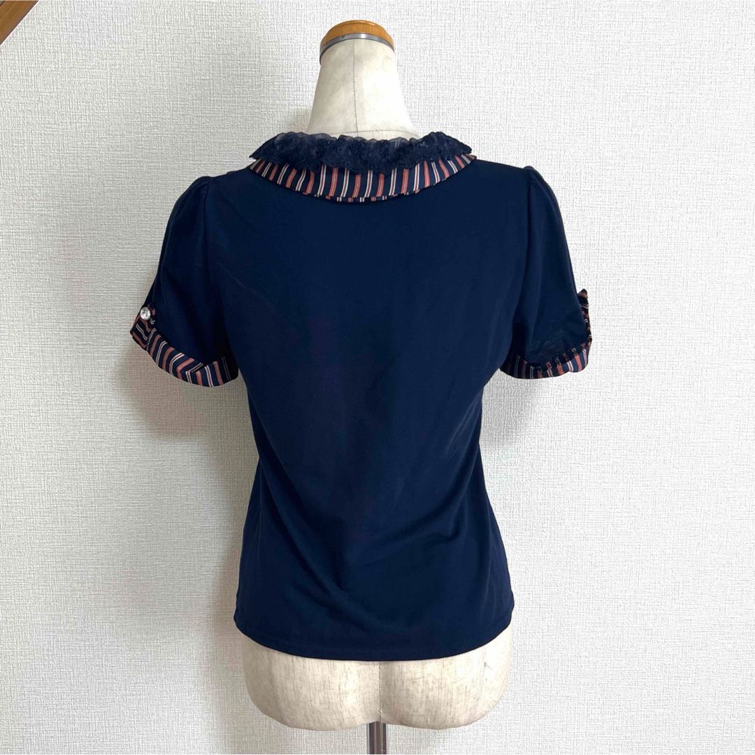 axes femme アクシーズファム 半袖トップス ブラウス ポロシャツ