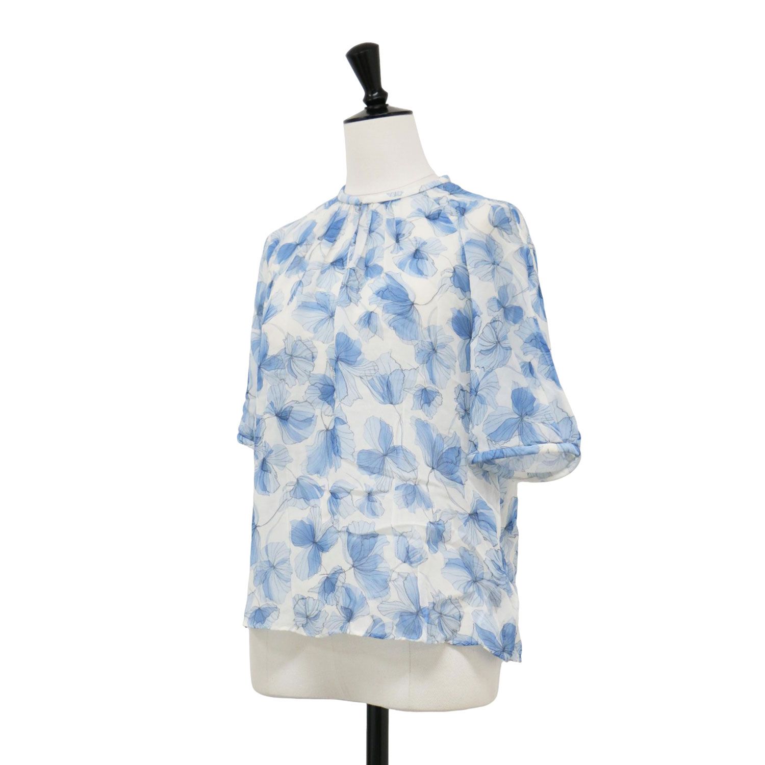 TOMORROWLAND 花柄 半袖ブラウス サイズ36