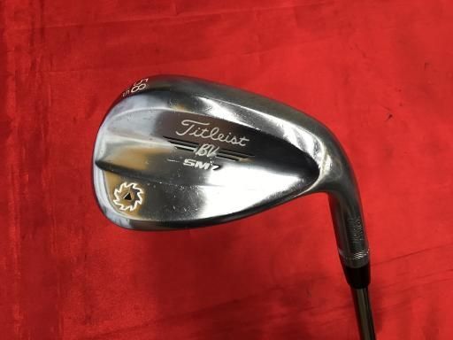 タイトリスト VOKEY SPIN MILLED SM7 ツアークロム 58°|10°S ウェッジ WG 純正特注シャフト フレックスS メンズ 男性用 右利き 右用 Cランク ゴルフクラブ