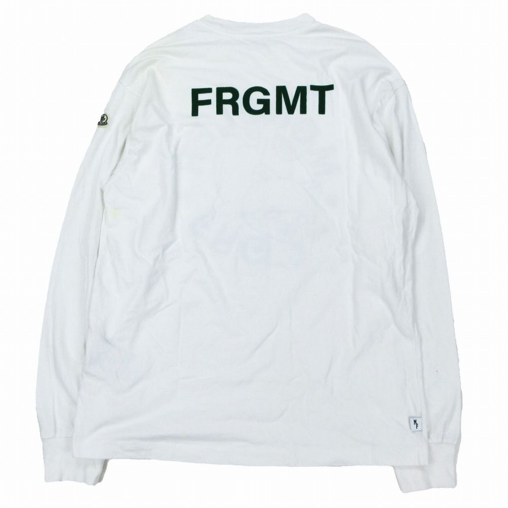 モンクレール　フラグメント　コラボロンT モンクレール フラグメント MONCLER FRAGMENT Tシャツ ホワイト