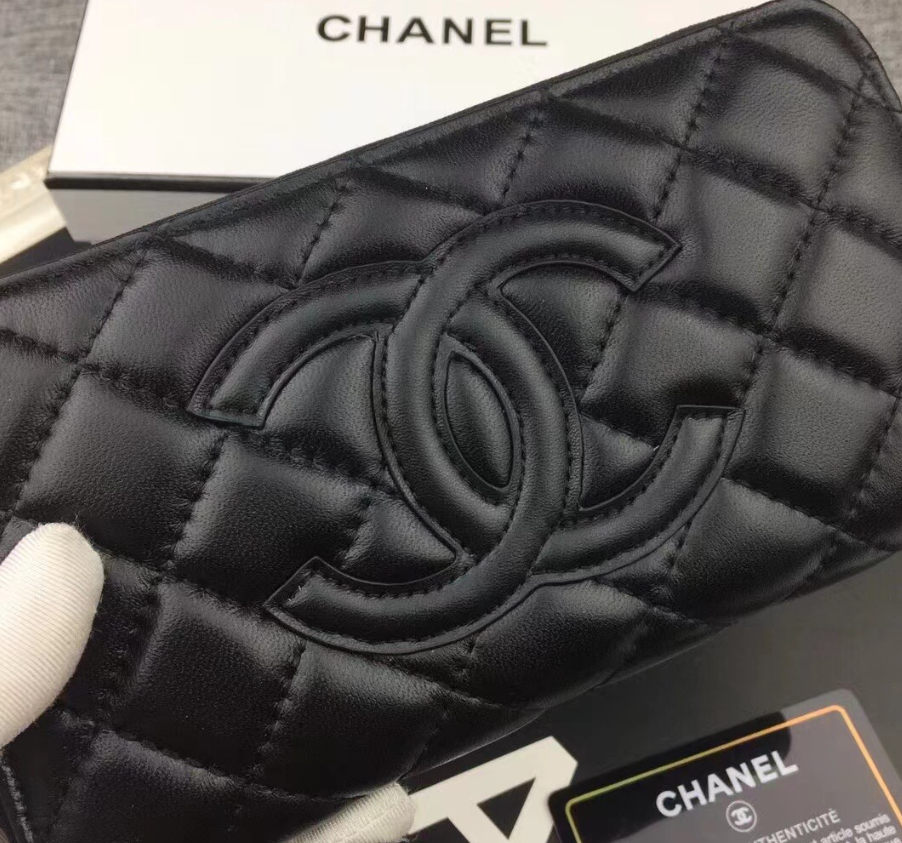 新品 CHANEL シャネル カンボンライン 長財布