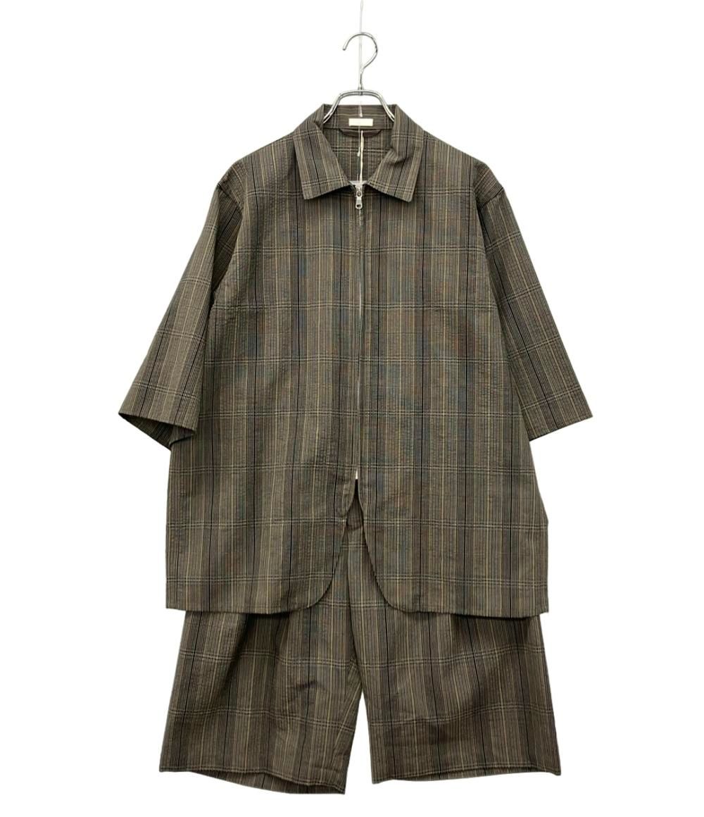 シーオール 半袖 ジップアップブルゾン セットアップ メンズ SIZE 4 XL SEEALL
