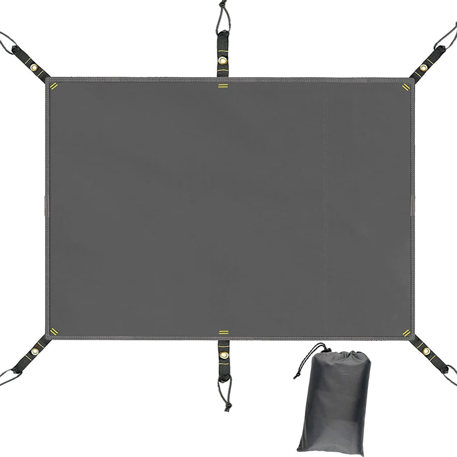 300*250 Farfly テントシート グランドシート 防水 軽量 厚手 持ち運び便利 収納袋つき300x250cm