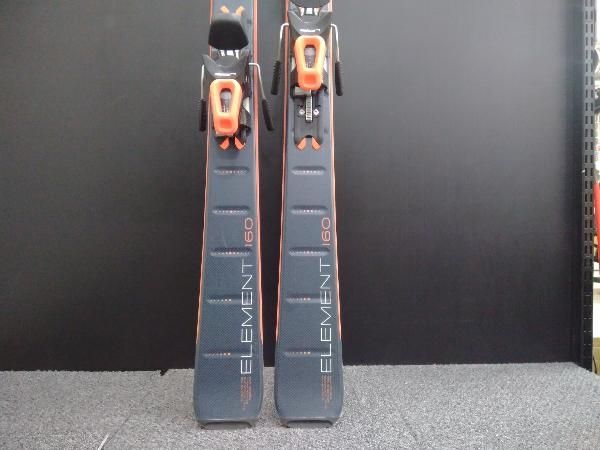 現状品 ELAN ELEMENT BLUE ORANGE 160 (2019) スキー板　ブーツ長265～355