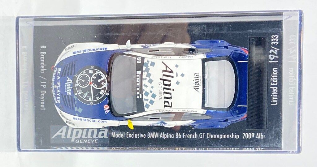 BMW アルピナ B6 2009 Albi AlpinaミニカーSpark 43 MINIMAX 1/43 sparkmodel Alpina GENEVE BMW Alpina B6 FrenchGT
