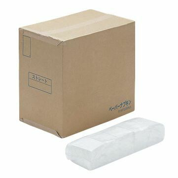 カンダ 六ツ折ナフキン白無地 波型 100Px100束 1点