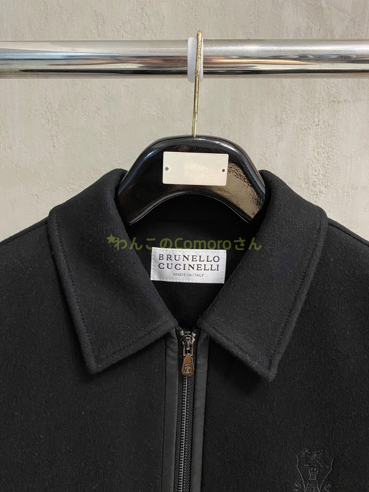 ブラックM 3XL ブルネロクチネリBRUNELLO CUCINELLI メンズ ダウンジャケット ジップアップカジュアル秋冬アウター