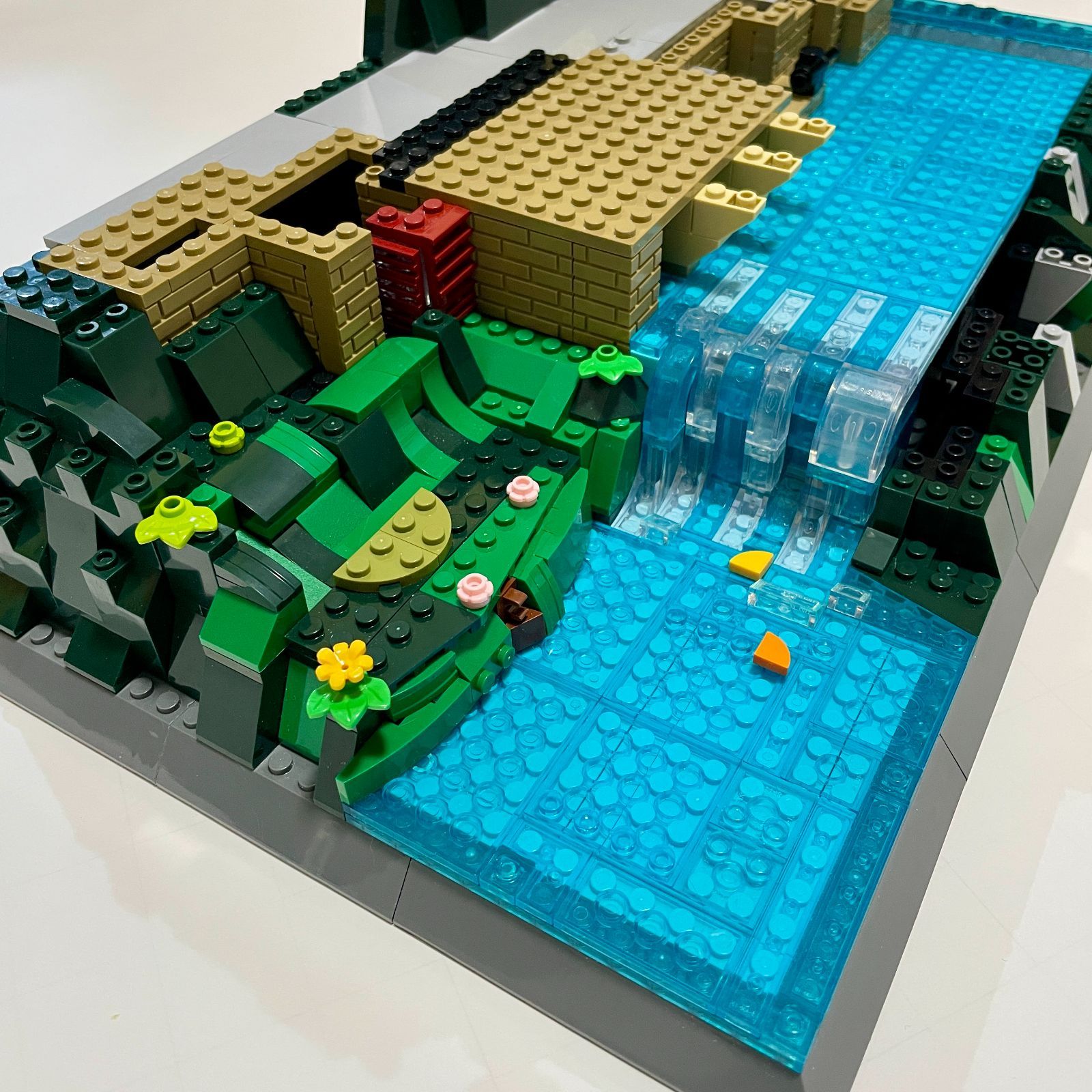 建築ブロック【落水荘】 フランク・ロイド・ライト Fallingwater 