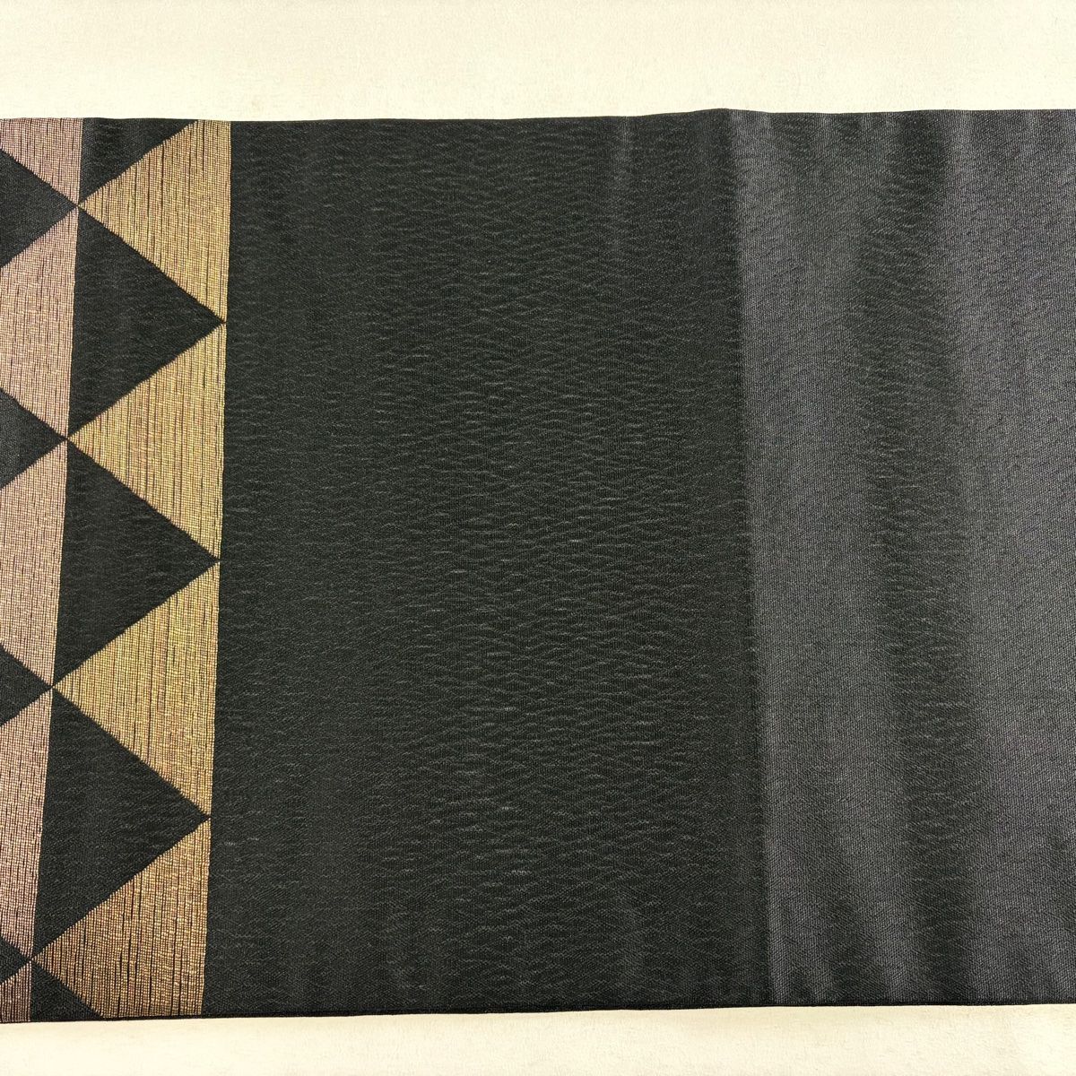 袋帯 美品 秀品 鱗 金糸 黒 六通 正絹 【中古】 - メルカリ