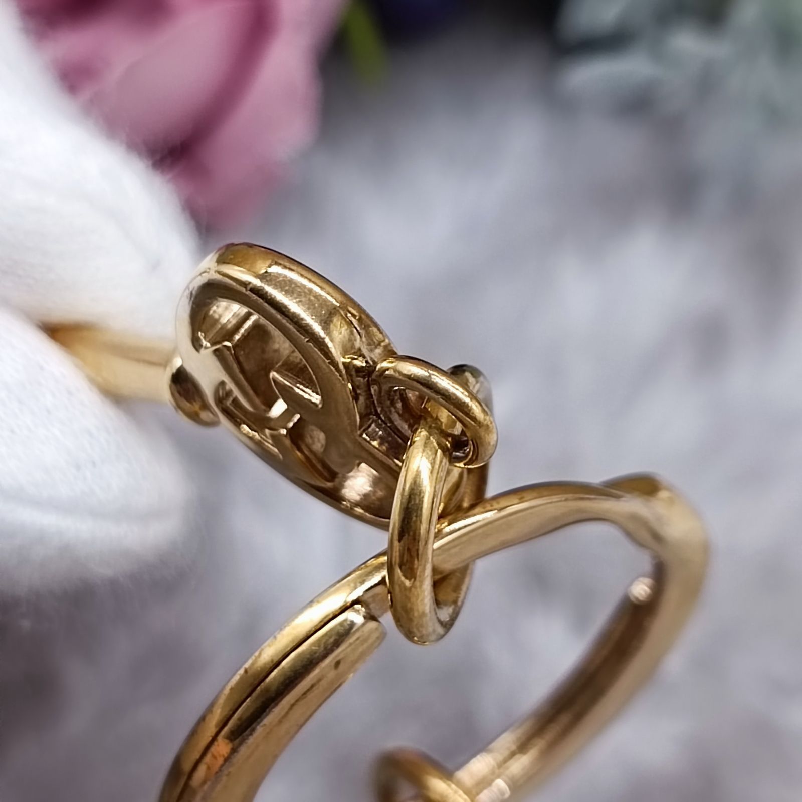 GUCCI 》 グッチ キーホルダー 309778-J160G-8053 GGラブリー GGハート 