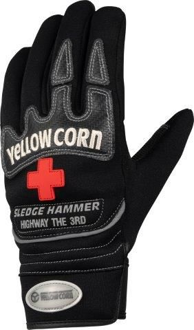 ネオプレンレイングローブ ブラック Mサイズ YG-085R イエローコーン