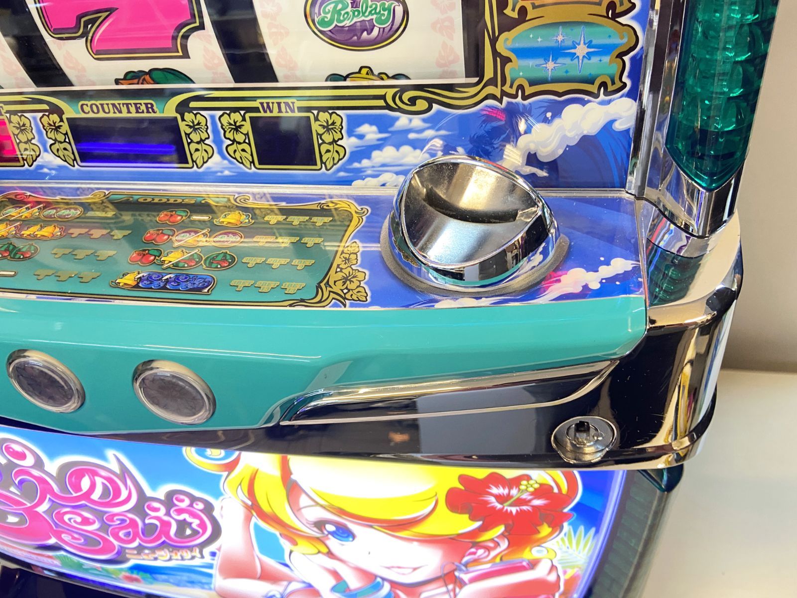 送料込】 パチスロ スロット実機 パイオニア ニューシオサイ30 - メルカリ