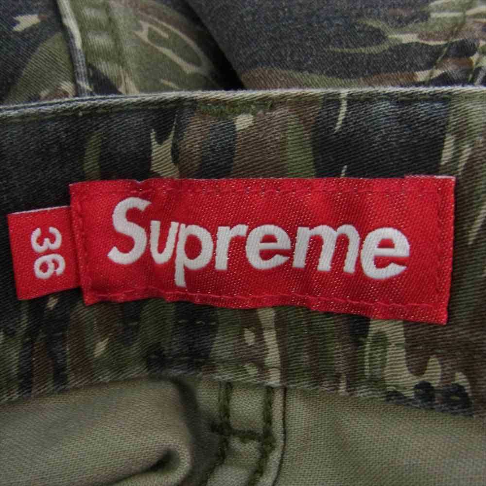 Supreme シュプリーム カーゴパンツ 24SS CARGO PANT Olive Tiger Camo カーゴ パンツ オリーブ タイガー カモ 迷彩 オリーブグリーン系 36【中古】