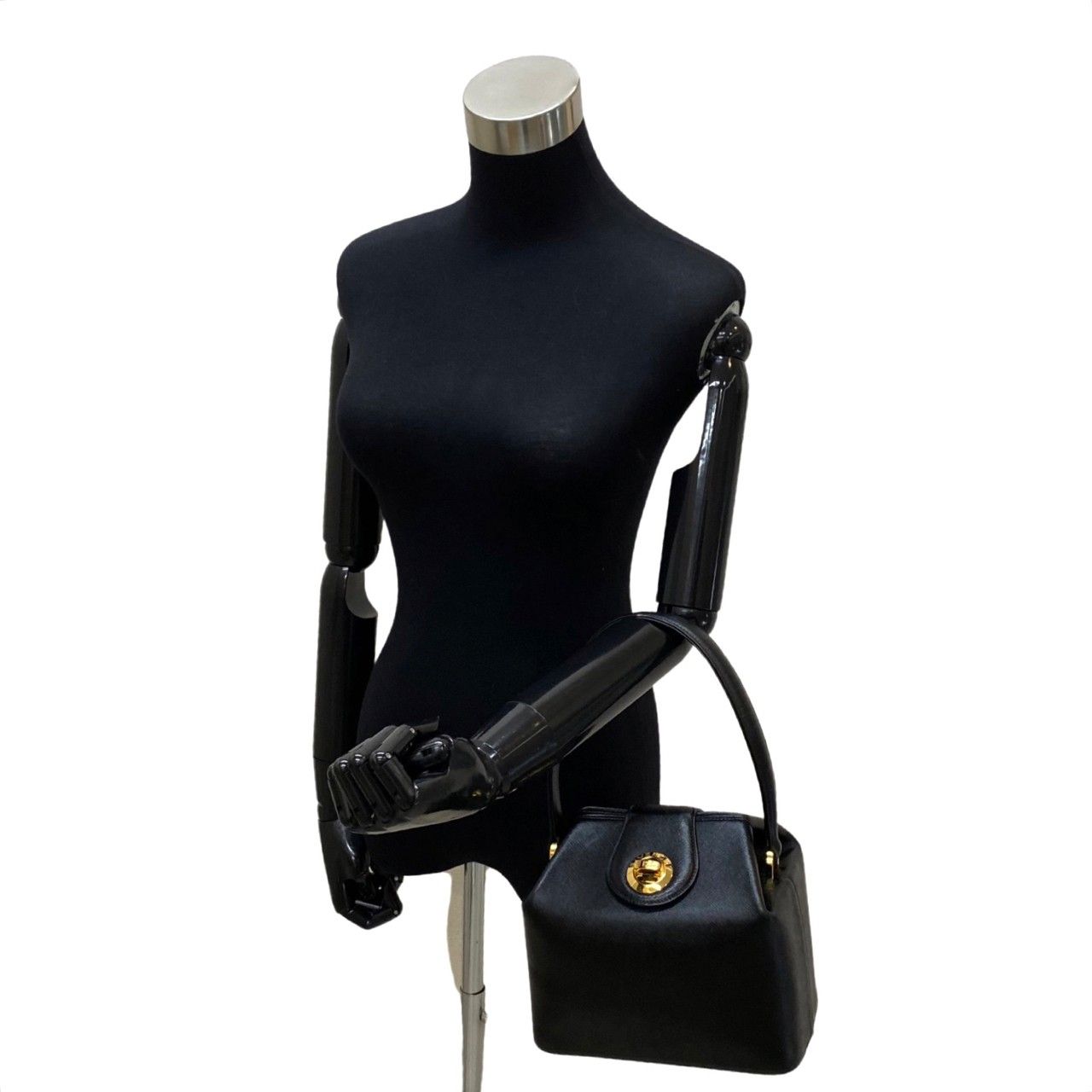 極 美品 希少品 GIVENCHY ジバンシィ ジバンシー ロゴ レザー 本革 