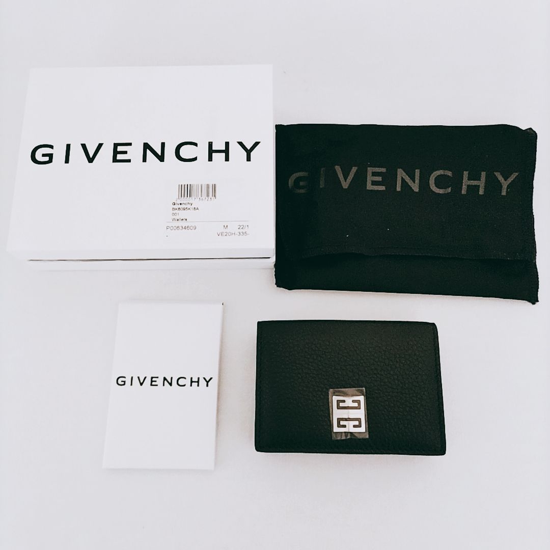 新品未使用】GIVENCHY ウォレット クラシック4Gレザー 3つ折り財布 ジバンシー サイフ - メルカリ