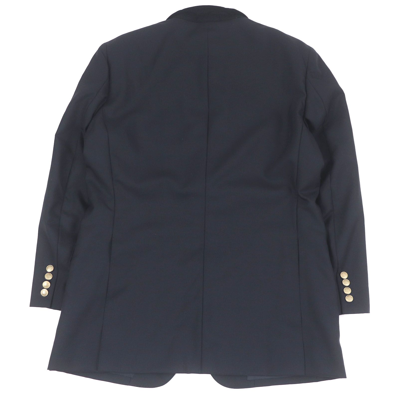 BURBERRYS バーバリーズ 金ボタン ウール ブレザー テーラード BURBERRY 美品□BURBERRY バーバリー ウール エンブレム金ボタン