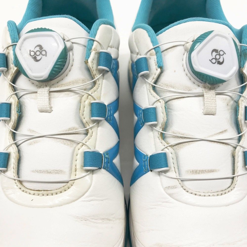 ADIDAS GOLF アディダスゴルフ Q44746 Boost BOA ゴルフシューズ  ホワイト系 24 [240101481032] ゴルフウェア レディース ストスト ADIDAS GOLF アディダスゴルフ Q44746 Boost BOA ゴルフシューズ
