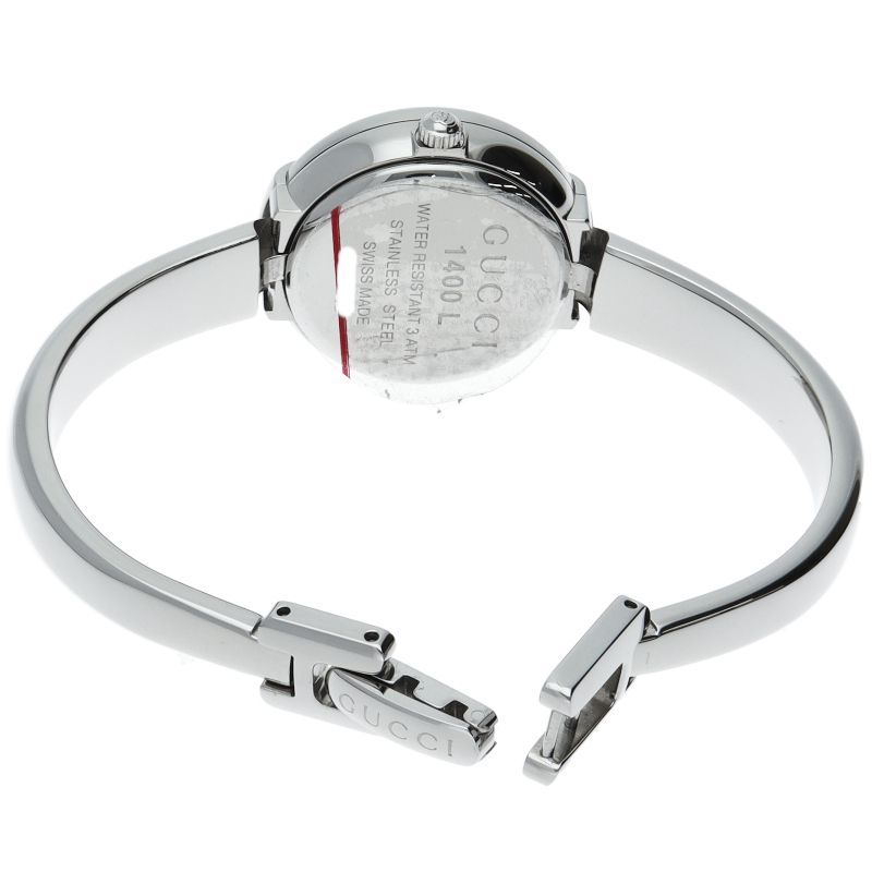 グッチ バングルウォッチ シェル 1400L/YA014513 箱 保証書 SS  