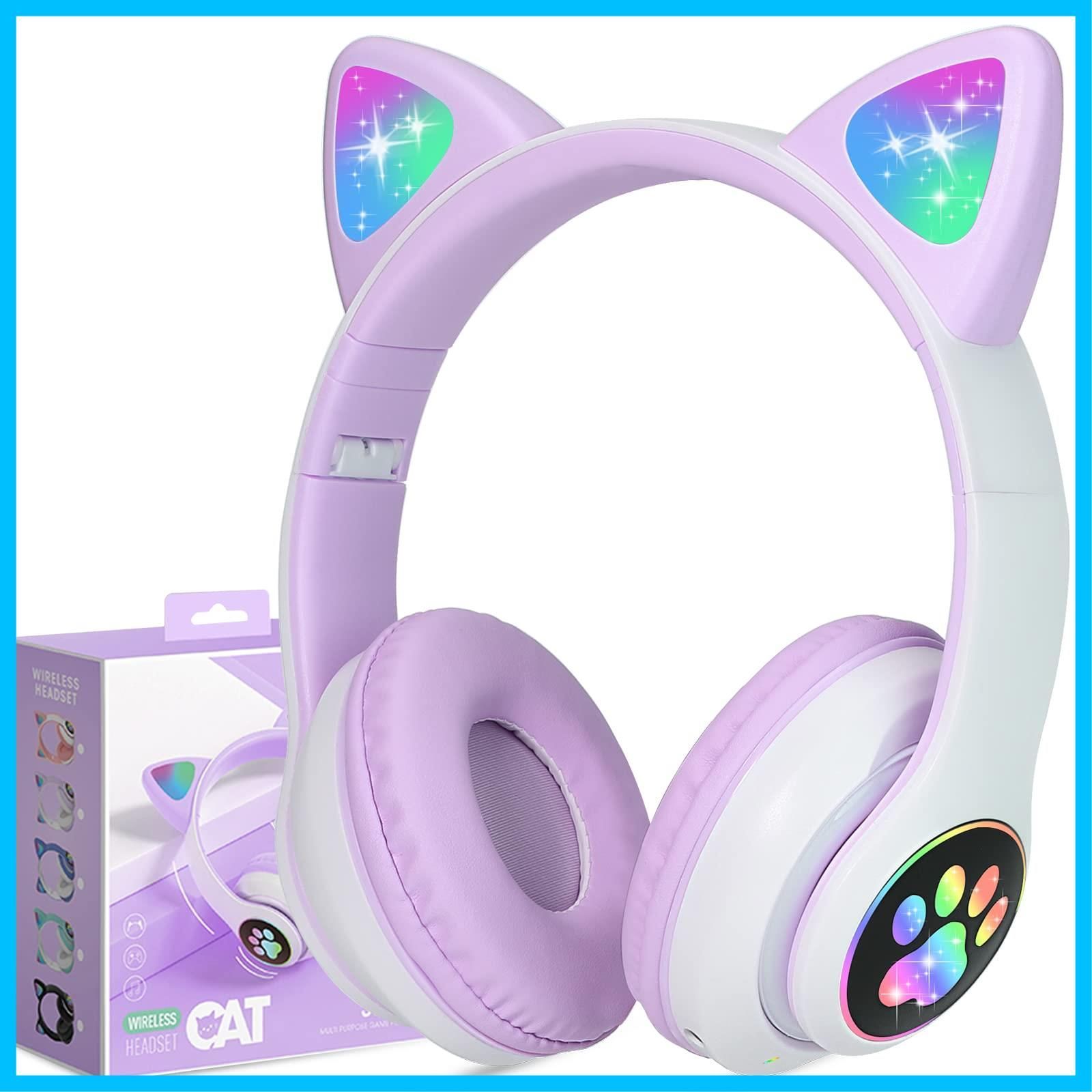 新着商品】QearFunXD 猫耳Bluetoothヘッドホン 子供ヘッドホン キッズ