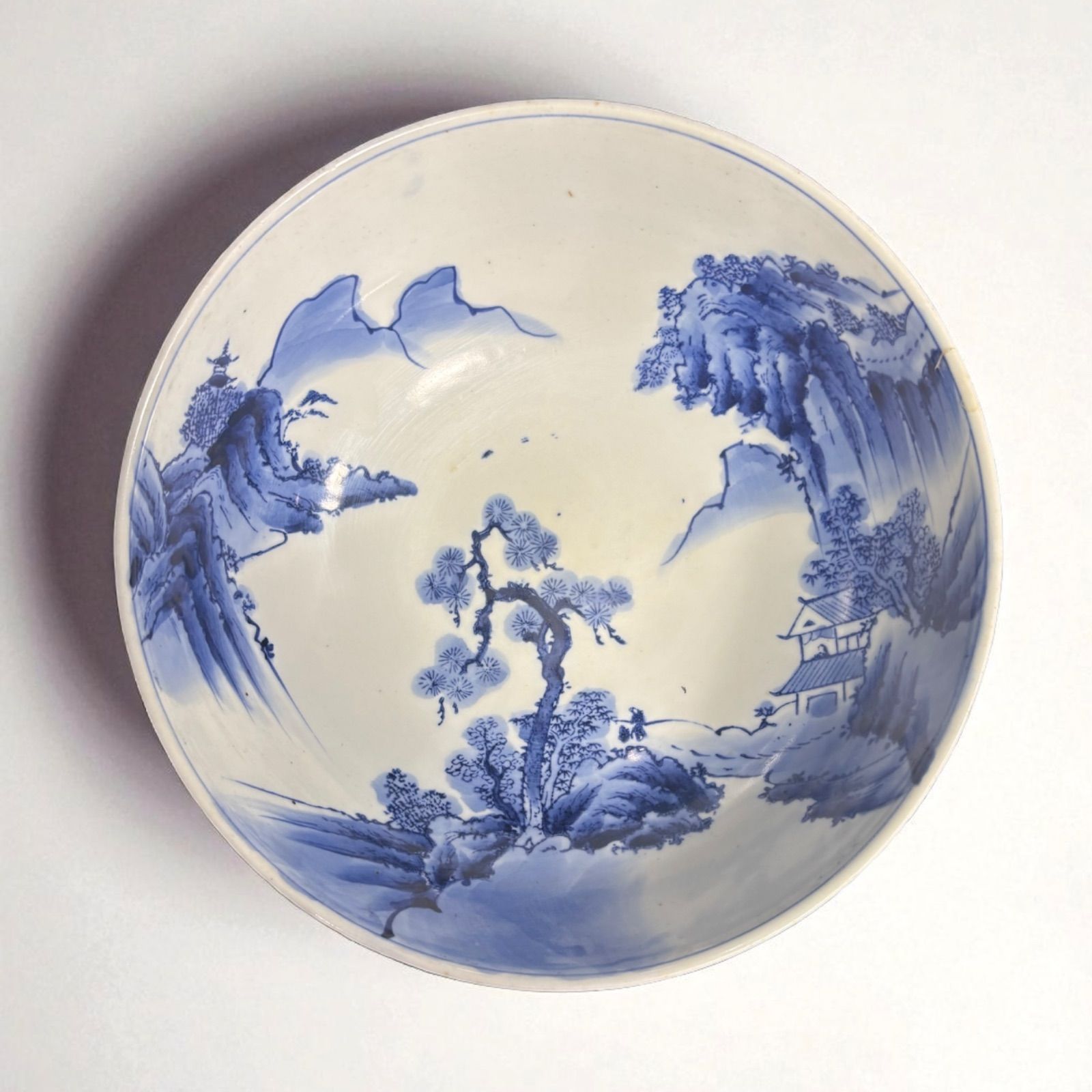伊万里 染付 大鉢 山水図 盛り鉢 色絵 鉢 取り皿 飾り皿 和食器