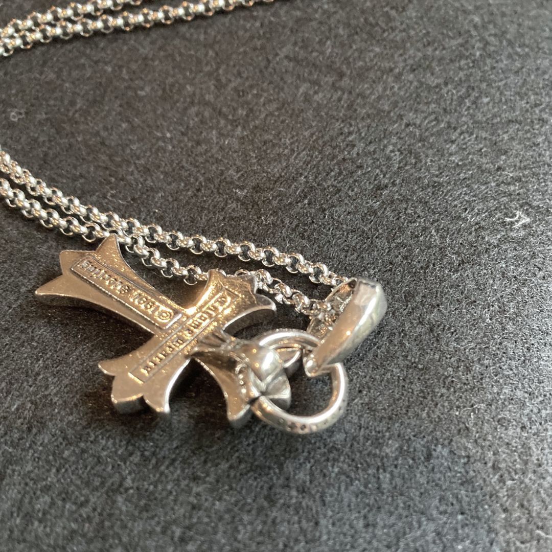 シルバー925Tバーチェーンネックレスヴィンテージメキシカンジュエリー好きに メキシカンジュエリー シルバー925 チェーン ネックレス