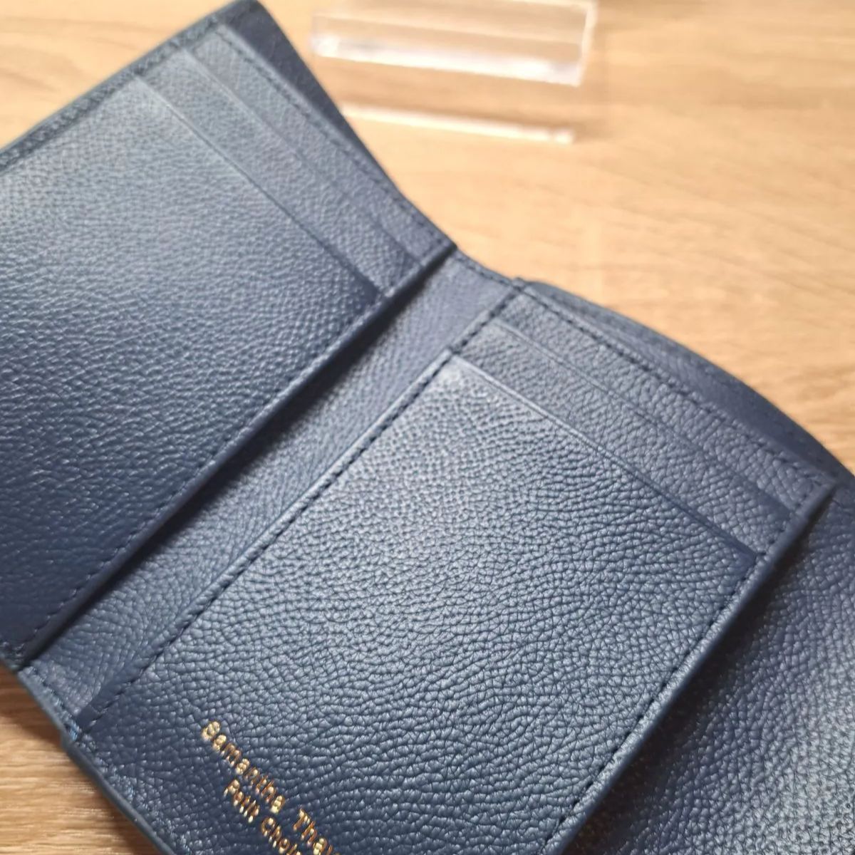 Samantha Thavasa Petit Choice ネイビー三つ折り財布